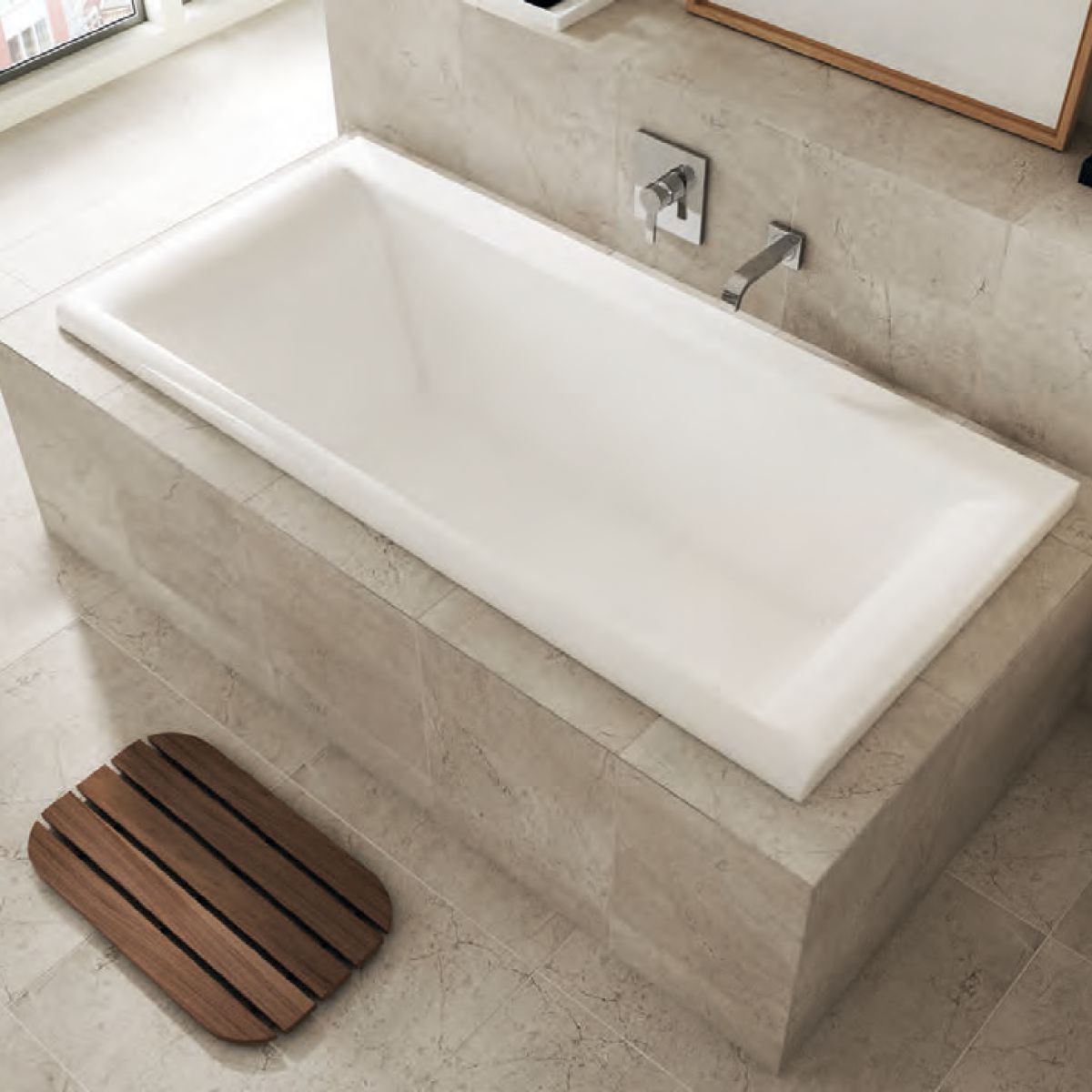 image example of a double ended bath