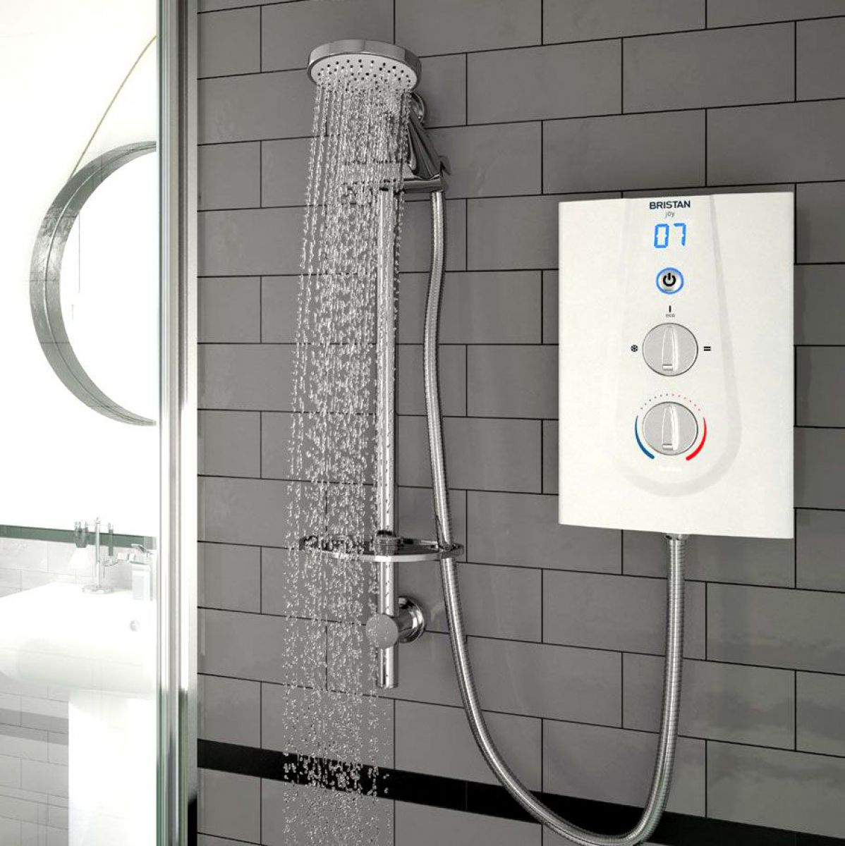 picture of an electric shower