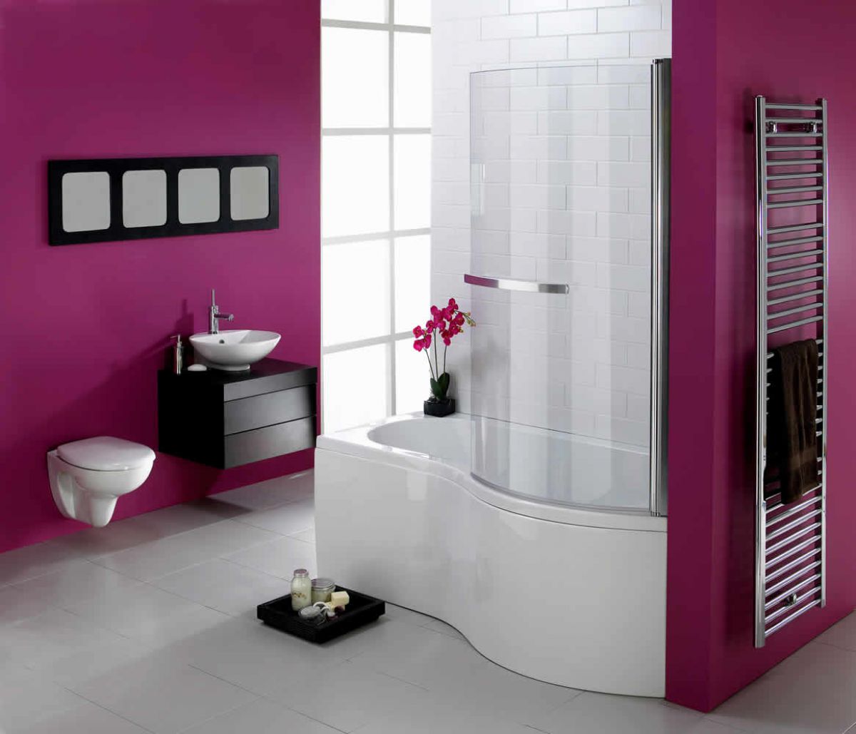 image example of a shower bath