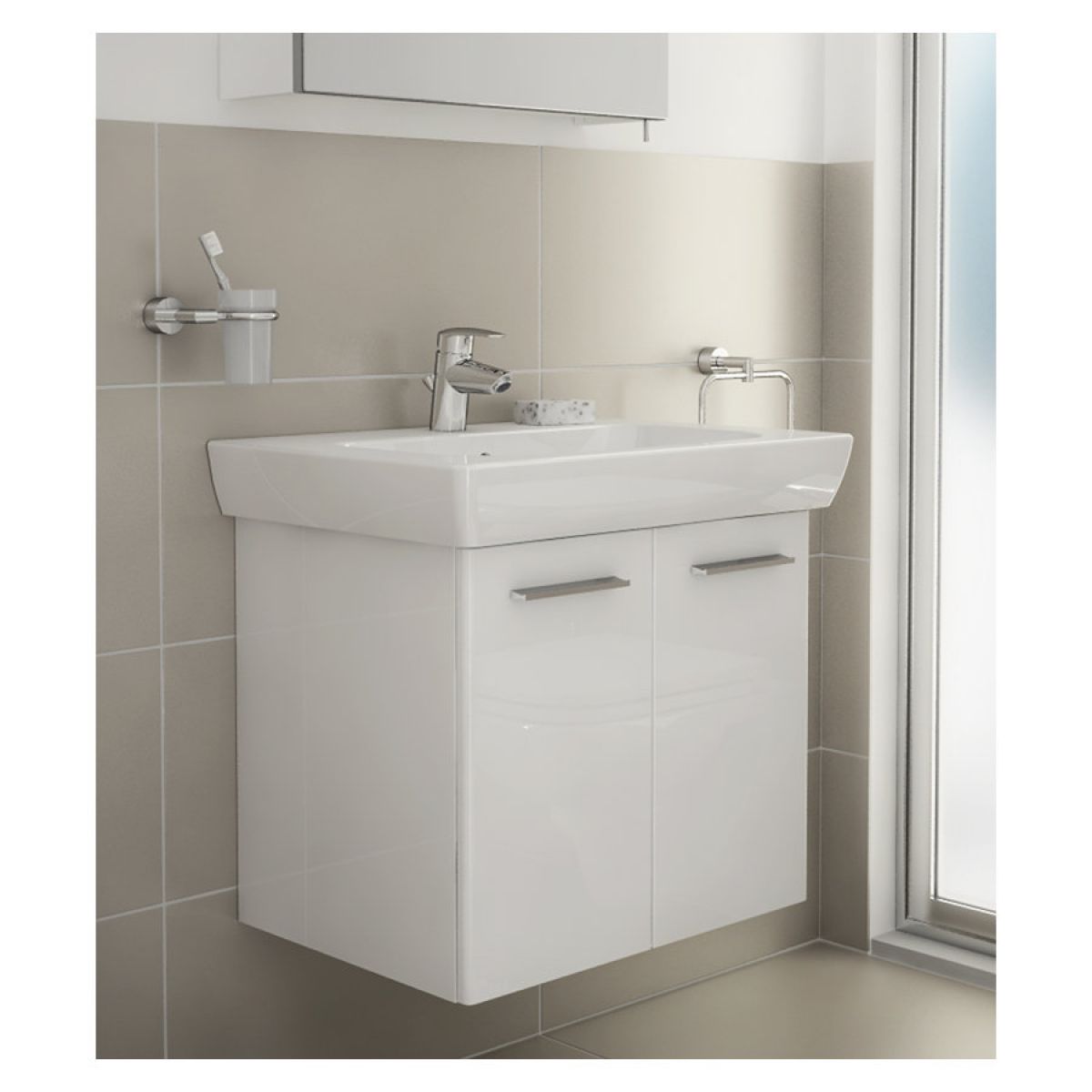 Vitra S20 Vanity Unit with Basin : UK Bathrooms
