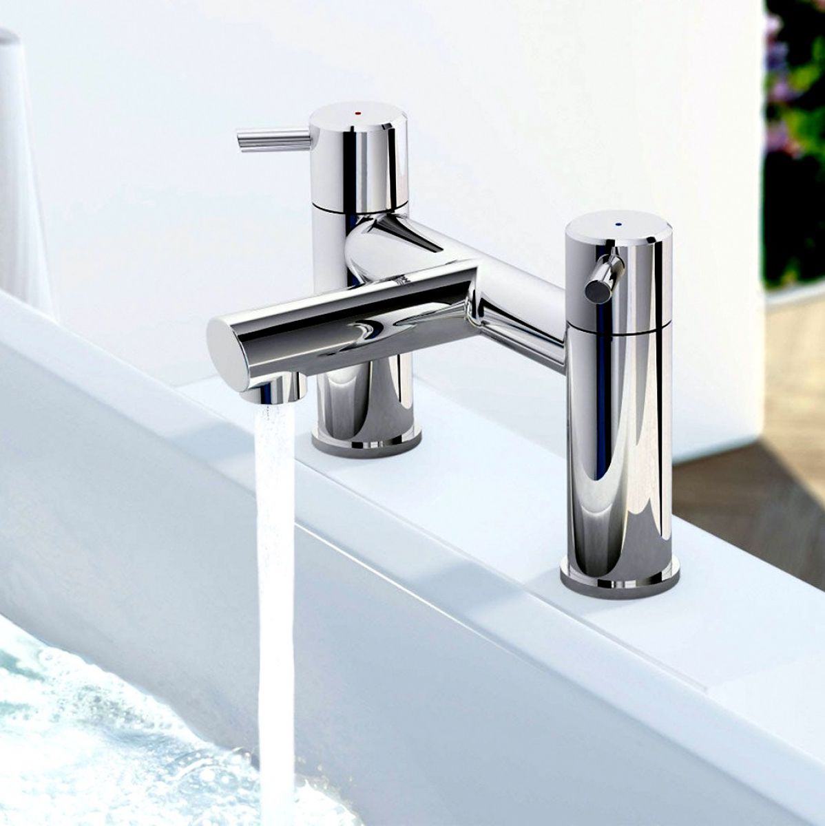picture of a bath mixer tap