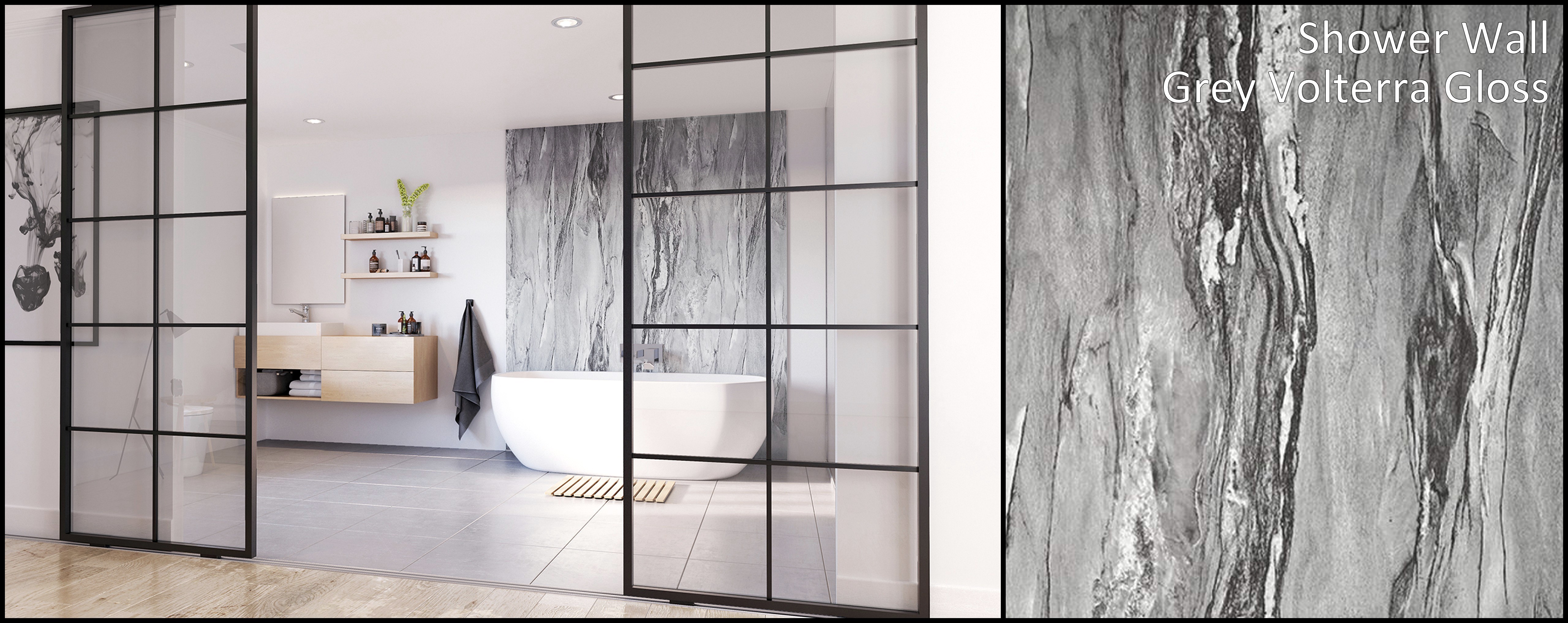 Showerwall marble wall panels