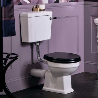 Bayswater Fitzroy Low Level Toilet with Ceramic Lever Flush - BAYC017