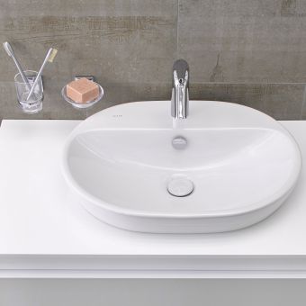 VitrA M-Line Oval Countertop Basin with Ledge - 59430030001