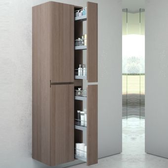 VitrA Memoria Tall Cupboard with Pull Out Storage