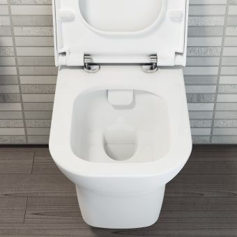 VitrA Nest Rimless Wall Hung Toilet - 77440030075