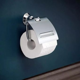 AXOR Montreux Toilet Roll Holder with Lid