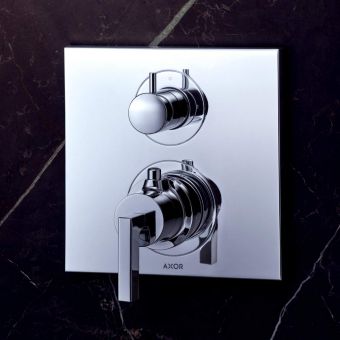 AXOR Citterio Shower Mixer with Shut-Off and Diverter Valve (Lever Handle) - 39720000
