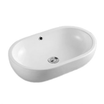 Saneux Podium Oval Countertop Washbasin with Overflow - 39010