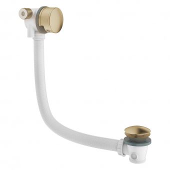 Crosswater MPRO Brushed Brass Bath Filler and Waste - PRO0355F