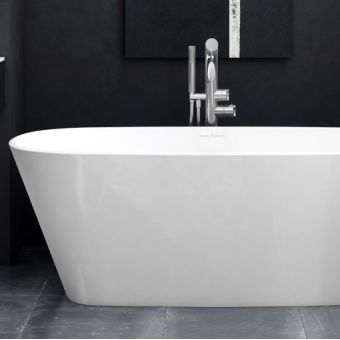 Victoria and Albert Vetralla Freestanding Double Ended Bath White 727mm VE2-N-SW-NO