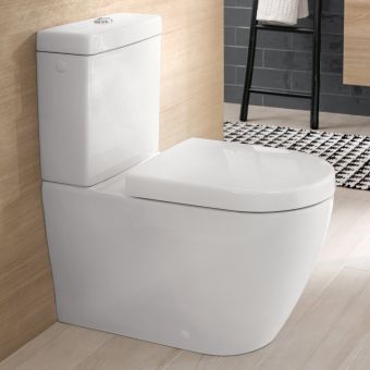 Villeroy and Boch Subway 2.0 Rimless Close Coupled WC - 5617R001