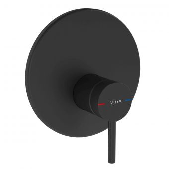 VitrA Origin Matt Black 1 Outlet Shower Valve - 4226836