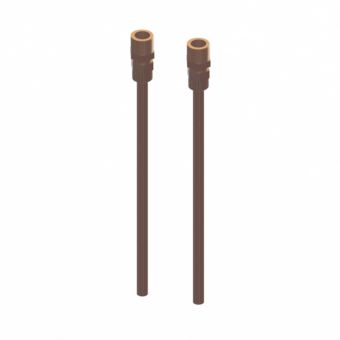Abacus Brushed Bronze Isolation Valve Extensions - EPAC-05-2825