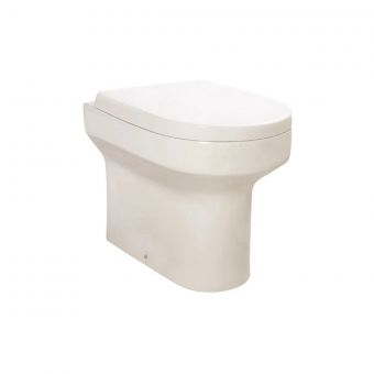 UK Bathrooms Essentials Bellman Back to Wall Toilet Suite - UKBESA0025