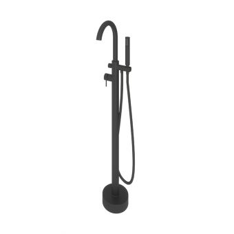 Abacus Iso Matt Black Free Standing Bath Shower Mixer Tap - TBTS-345-3602