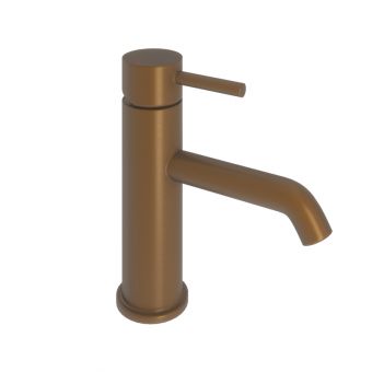 Abacus Iso Brushed Bronze Mono Basin Mixer Tap - TBTS-348-1202