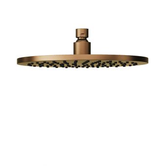 Abacus Emotion Brushed Bronze Round Fixed Shower Head - TBTS-418-5025