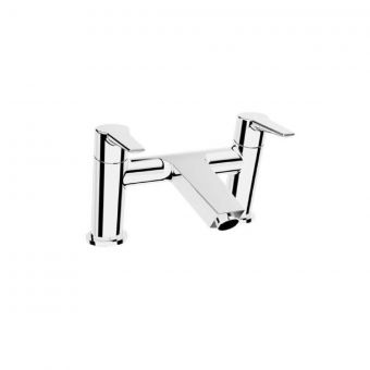 VitrA Solid S Chrome 2-Tap Hole Bath Filler - 42416