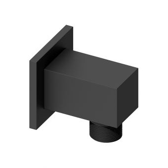 Abacus Emotion Matt Black Square Wall Outlet - TBTS-415-5808