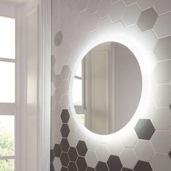 UK Bathrooms Essentials Cornbell 600mm LED Mirror - UKBESSM0005