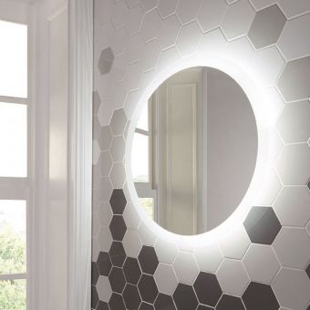 UK Bathrooms Essentials Cornbell 800mm LED Mirror - UKBESSM0006