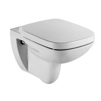 Roca Debba Wall Hung Rimless Square WC and Frame Package - TO-553