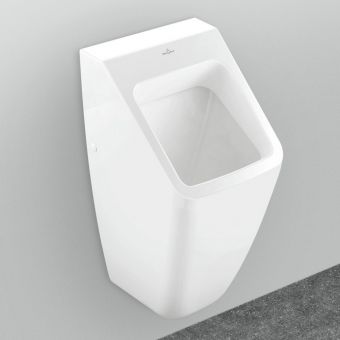 Villeroy and Boch Architectura Wall Hung Square Siphonic Urinal with ViChange - 55870001