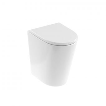 Britton Sphere Tall Rimless Back to Wall Toilet - 15.B.33206