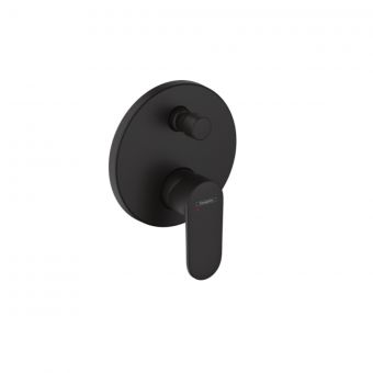 hansgrohe Vernis Blend Single Lever Bath Mixer With Concealed Installation Part In Matt Black 