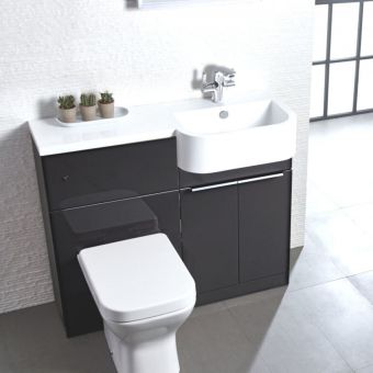 Tavistock Match Toilet and Sink Vanity Set