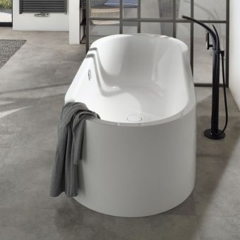 Kaldewei Meisterstuck Centro Duo Oval Bathtub in Alpine White
