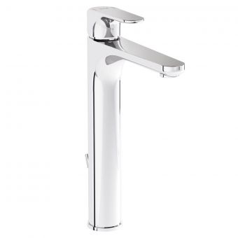 VitrA Root Tall Round Basin Mixer with Pop-up in Chrome - A42766