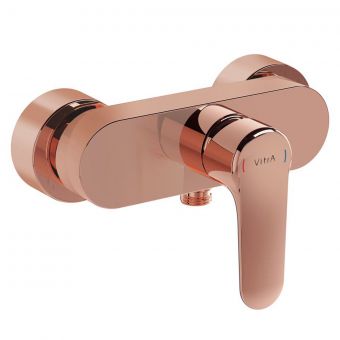 VitrA Root Round Shower Mixer in Copper - A4272626
