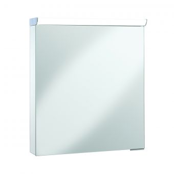 Crosswater Lustro 620 Mirrored Cabinet with Single Door and LED Lighting - LU6270