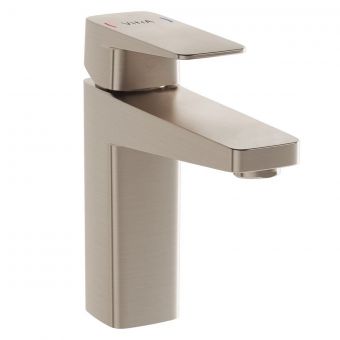 VitrA Root Square Large Basin Mixer in Brushed Nickel - A4273134