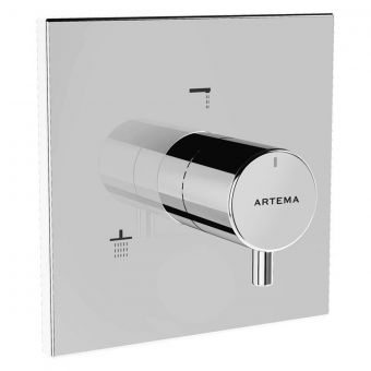 VitrA Root Square Three-Way Diverter in Chrome - A42670