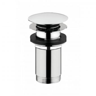 Abode Basin Clicker Waste - Unslotted in Chrome
