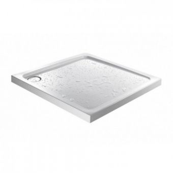 Just Trays JT40 Fusion Rectangular Anti-slip Shower Tray with Waste - 1000 x 900mm