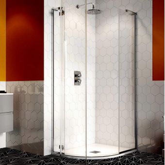 Crosswater Svelte 8 Single Door Quadrant Shower Enclosure - 800 x 800mm