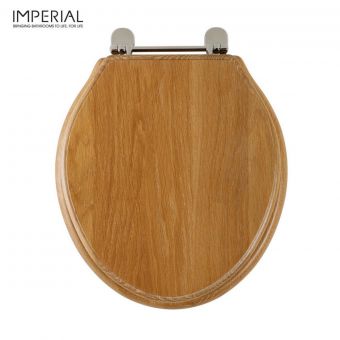 Imperial Carlyon Toilet Seat - Oak - Standard Hinge