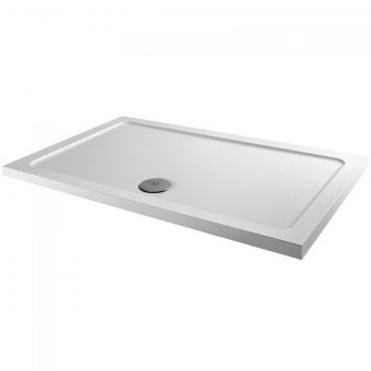 MX Elements Rectangular Shower Tray - 1800 x 800mm - Waste Not Included