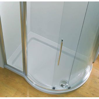 Kudos Original Offset Quadrant Shower Tray 1270 x 910mm - Left Hand