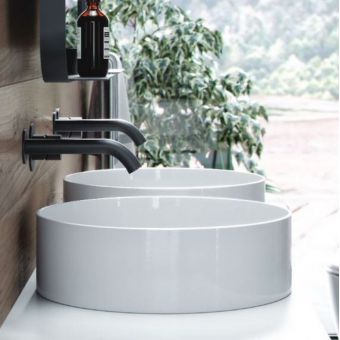 Saneux Icon Round Countertop Washbasin - 405mm