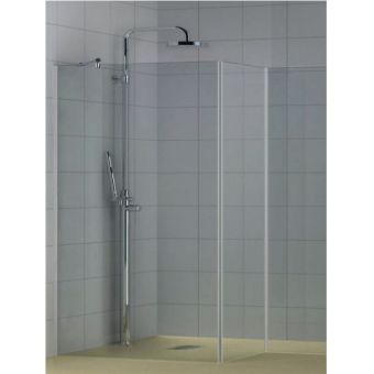 Abacus X Series 390mm Wetroom Screen in 8mm Glass