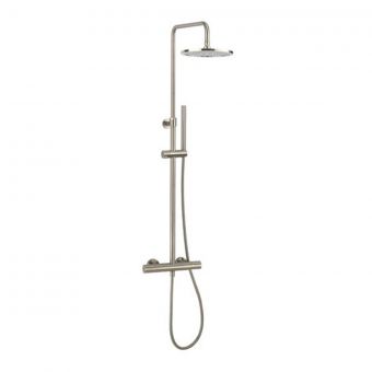 Crosswater Central Multifunction Thermostatic Shower in Brushed Stainless Steel - RM530WV+