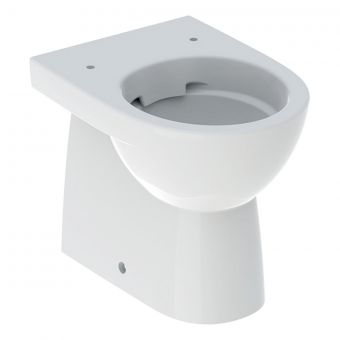Geberit Selnova Compact Close Coupled Raised Height Rimless Floor standing WC in White - 500394017