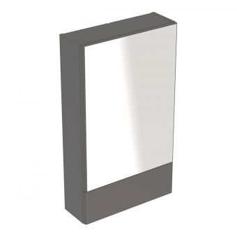Geberit Selnova Square Mirror Cabinet with 1 Door in Lava - 501414JK1