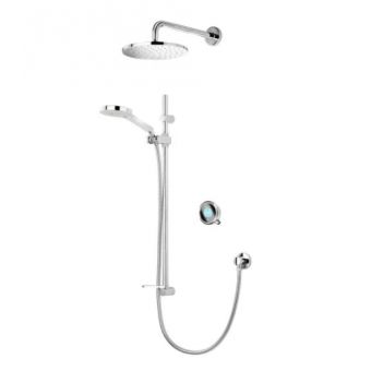 Aqualisa Q Digital Shower With Adjustable & Fixed Wall Heads - Gravity Pumped