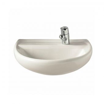Twyford Sola 600mm Medical Washbasin with 1 Offset Tap Hole